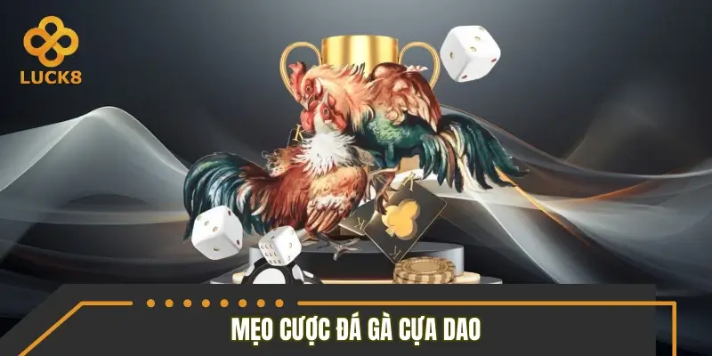 Tân thủ bỏ túi mẹo để hốt bạc với đá gà cựa dao Tân thủ bỏ túi mẹo để hốt bạc với đá gà cựa dao